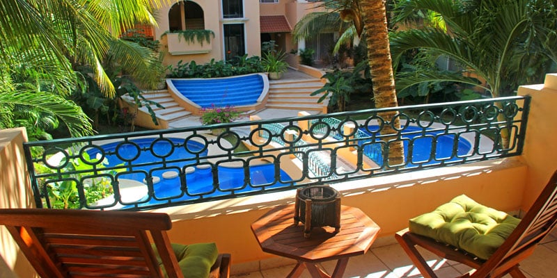 Perfect one bedroom winter rental at the Quinta Maya condominium along the Riviera Maya of Mexico.
